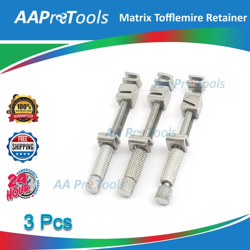 3X Tofflemire Retainer Universal Matrix Dental Restorative Band & Retainers NEW - Picture 3 of 3