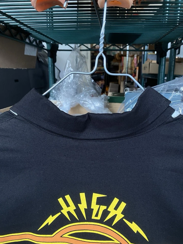 ACDC High Voltage Bowling Shirt Button Up Embroidered Anthill Rockware Size M - Image 4 of 4