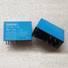 2Pcs GOODSKY GZ-SH-112L 12VDC Power Relay 8Pins