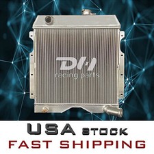 3row Alu Radiator For 1954-1964 Jeep 6-226 Truck Willys Utility 2.2l-3.8l L4 L6