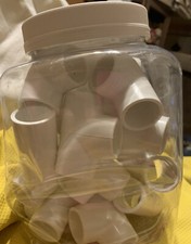 20mm Slip Tee PVC Pipe Fitting T-Shaped Coupling Connector 5 Pcs