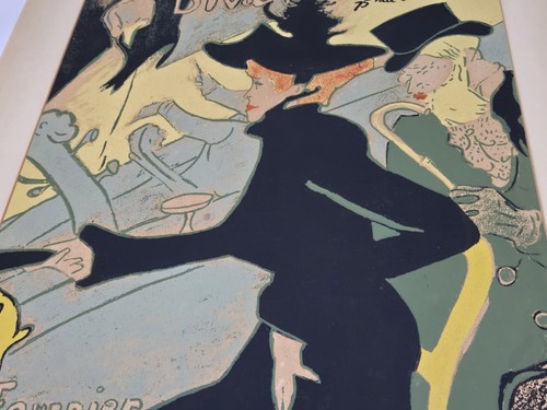 TOULOUSE LAUTREC Vtg Divan Japonais Jane Avril Portrait Early Lithograph READ - Picture 6 of 22