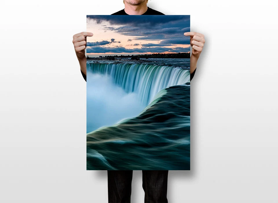 Niagara Falls Famous Plane Nature Painting Print Wall Home Decor - POSTER 20x30 - Image 3 of 3