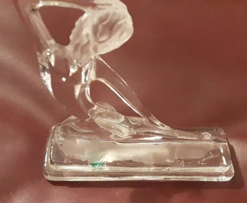 Art Glass Italy Nude Woman KC Art Deco Style Statue Figurine Paperweight - Picture 9 of 11
