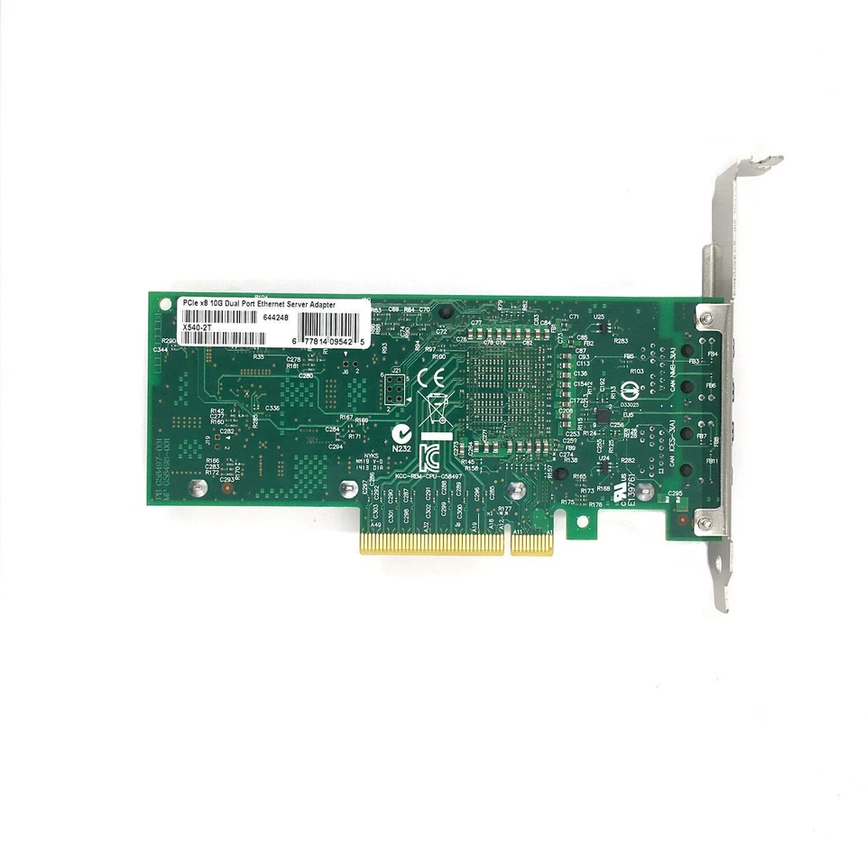 Intel X540-T2 10Gigabit 10GBe 10Gbit Dual Port Converged Server Adapter GbaseT - Image 4 of 4