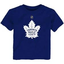 Preschool Toronto Maple Leafs NHL Hockey Blue Primary Logo T-Shirt Outerstuff