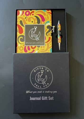 What You Seek Is Seeking You Blank Journal & Pen Gift Set In Black Gift Box NEW - Picture 15 of 15