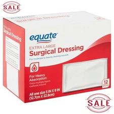 Extra Large Absorbent Surgical Dressing, for Moderate to Heavy Wounds, 1