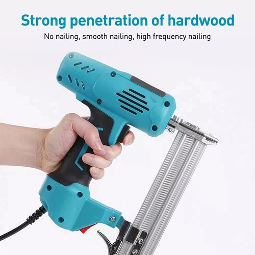 2600W Nail Gun Staple Electric Heavy Duty Stapler Nailer Carpentry & 3000 Nails - Picture 6 of 17