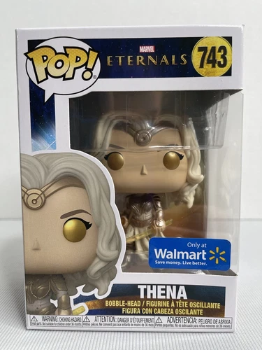 Funko Pop Marvel Eternals Thena #743 Vinyl Bobblehead Figure Walmart Exclusive