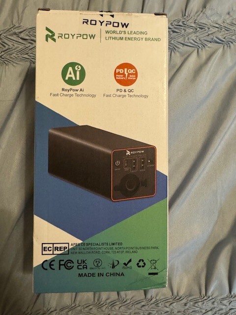 RoyPow C86 Black High Capacity 23400mAh Capacity Portable Charger