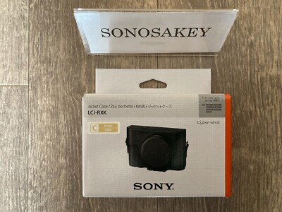 SONY LCJ-RXK Camera Jacket Leather Case Beige for RX100 Series New in ...