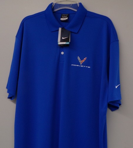 C8 Chevrolet Corvette Mens Nike Golf Embroidered Polo XS-4XL, LT-4XLT New - Picture 7 of 35