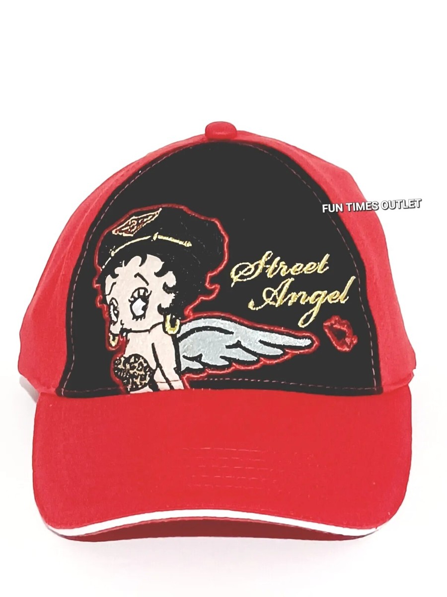 Betty Boop Cap with Fur and Embroidery OVERLORD X Betty Boop: Shy Betty Trucker Cap – Overlord Caps main image 4