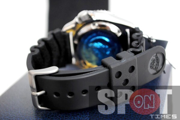 Seiko Diver's Black 200m Automatic Rubber Band Men's Watch
