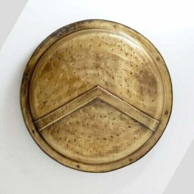 Handcrafted Medieval Spartan King Leonidas Shield 24'' Battle Warrior Shield Gift