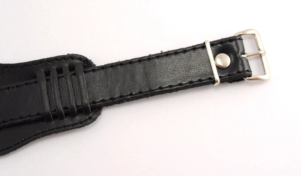 NUEVO CUERO 16mm Ruso Soviético Antiguo Estilo Militar Reloj Pulsera Correa Foto 3 de 4