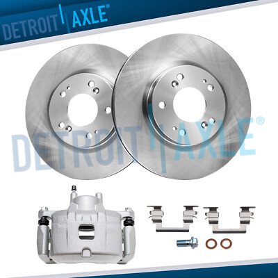 Front Disc Rotors + Right Brake Caliper for 2007 - 2014 Sebring Avenger Caliber