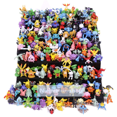 144 Style Pokemon Figure Toys Anime Pikachu Action Figure Model Ornamental - Picture 1 of 54