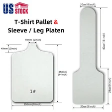 10"x 14" Child Silk Screen Printing T-Shirt Pallet & 8" x 25" Sleeve Leg Platen