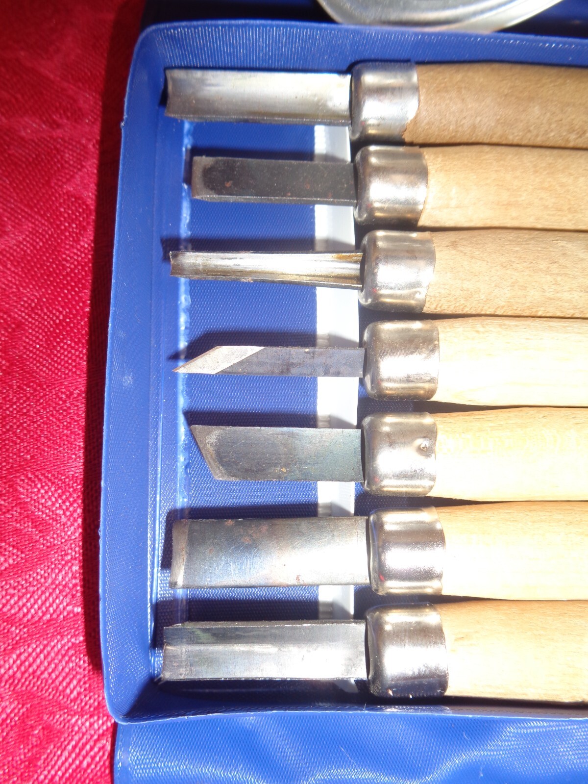 Tombo Japanese Wood Carving Knife Set 7 knives W/ Case eBay