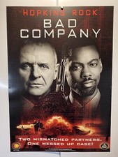 Bad Company. Anthony Hopkins. Chris Rock. Original UK Video Poster.