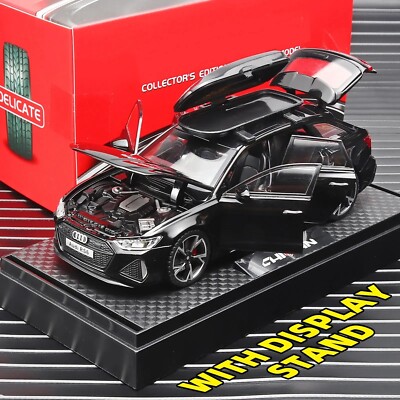 Maßstab 1:32 Diecast RS6 Modellauto mit Türöffnung Licht Sound Reverse Geschenk Spielzeug