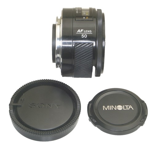 Minolta A-mount LENS AF 50mm f/1.7 Maxxum Sony A68, A99 II, A77 II