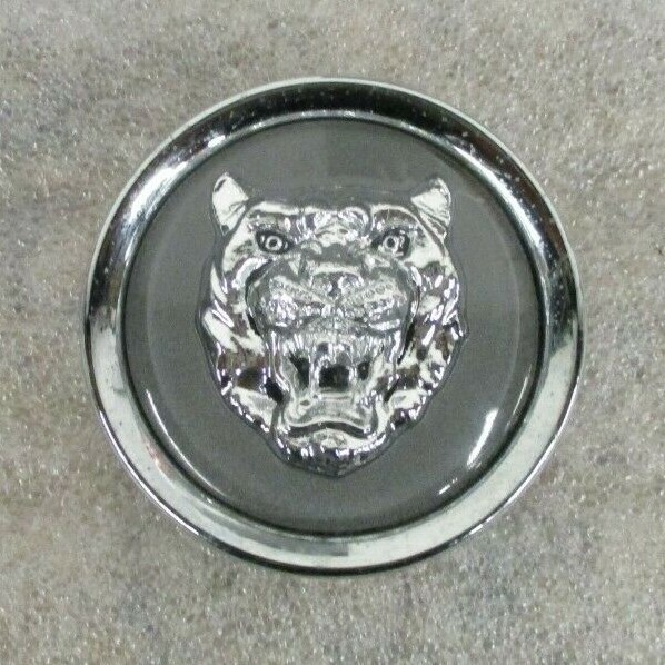 Jaguar wheel center caps hubcap part MNA6249 OEM grey/chrome 57.15mm