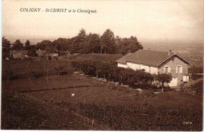 Old postcard Coligny St.Christ et le Chataignat FRANCE (1334554)