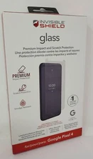Zagg Screen Protector for Google Pixel 4. Invisible Shield Glass Premium