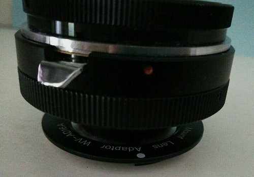 OEM Panasonic WV-AD16A C-Mount Lens Adaptor w/ WV-LT22 Adaptor for NIKON Cameras - Picture 6 of 6