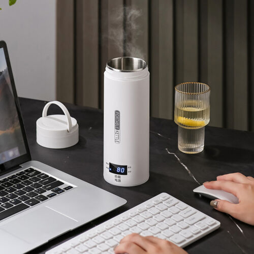 500ML Small Travel Electric Kettles 304 Stainless Steel Mini Hot Water Boilers - Picture 8 of 8