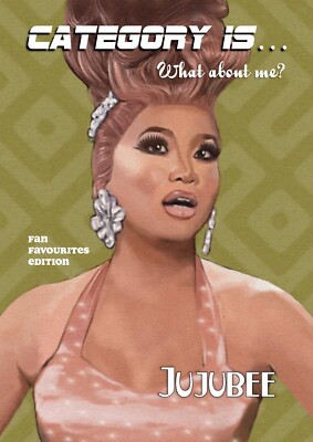 Jujubee Postkarte - RuPaul's Drag Race - Fan Favorit