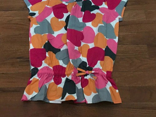 New Gymboree Girl Panda Academy Multi Heart Print Woven Blouse Top Shirt Size 10 - Picture 2 of 4