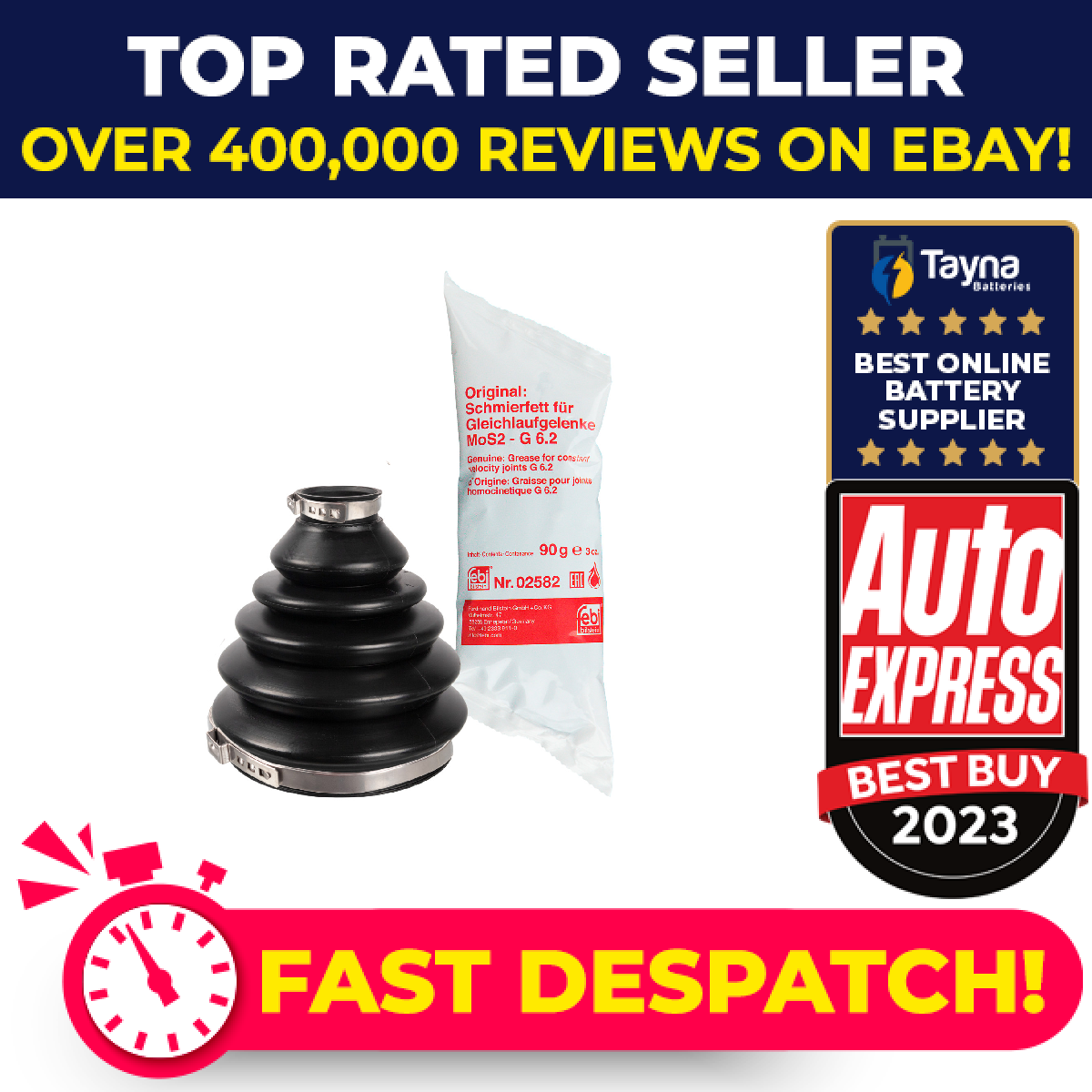 CV Joint Boot fits OPEL ZAFIRA Front Outer 2.0D 2019 on C.V. Driveshaft Gaiter