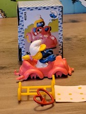 Schlumpf Schleich Superschlumpf 40241 Schlumpfine Im Rosa Auto OVP RAR