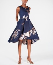 NWT Adrianna Papell Jacquard Fit and Flare Dress (US 16)