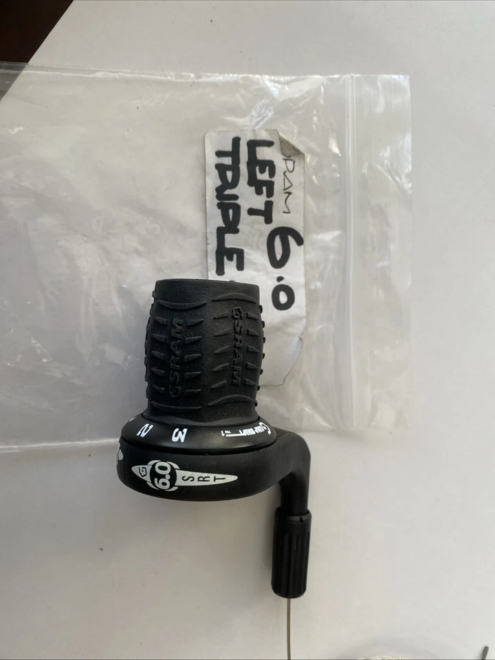 SRAM 6.0 Left Hand Gear Shifter Triple Brand New Twist Grip - Image 1 of 4