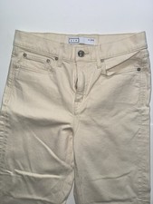 AYR The Secret Sauce Wide Leg Jeans Cream Off White Organic Cotton Womens 29Sx31