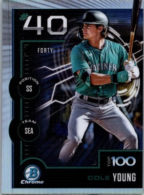 2025 Bowman #BTP-40 Cole Young Bowman Scouts Top 100
