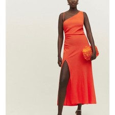 Reformation 8 “Am ani” maxi dress Hot Day red