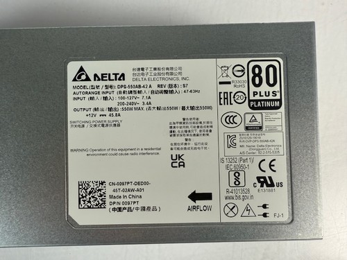 Dell N3248TE-ON 48x 1GB RJ-45 4x 10GB SFP+ 2x 100GB QSFP28 B-F Airflow 1X AC Pwr - Picture 3 of 5