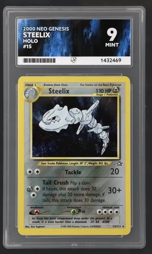Steelix 15/111 ACE graded card