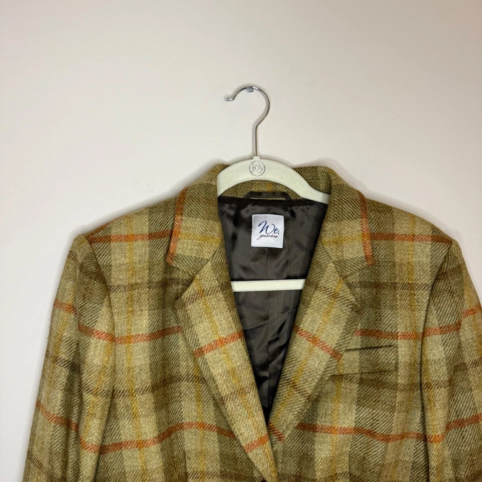 Blazer We You & Me de colección para mujer 100 % lana otoño manga larga precio de venta sugerido por el fabricante $495 talla 12 nuevo con etiquetas Foto 2 de 4