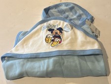 Disney Mickey Mouse Hooded Towel Bath Wrap 40 Reversible New With Tags