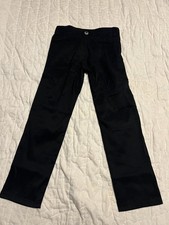 Wrangler Boys black Cargo Pants adjustable waist Moisture Wicking UPF 50 size 8