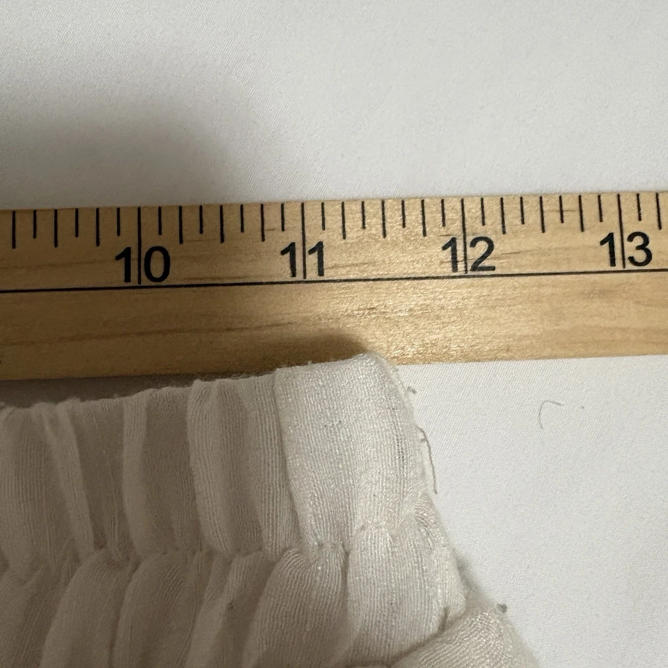 Rachael Chloe Kids Tiered Lace Mini Skirt Sz 12 Fairycore Ruffle Cream Ivory - Image 3 of 4