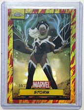 2024 Topps Chrome Marvel Storm Comics Human Torch Flame Refractor /39 #28 RARE
