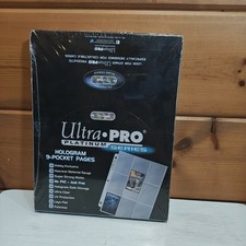 100 Ultra PRO Platinum 9-Pocket Card Pages Sheets Protectors Box 81320 B3